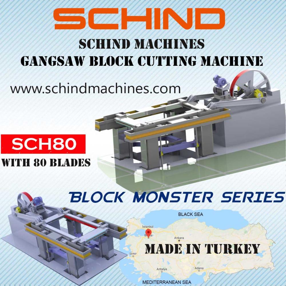 آلة منشار إطار الرخام SC80 Marble Frame Saw Machine