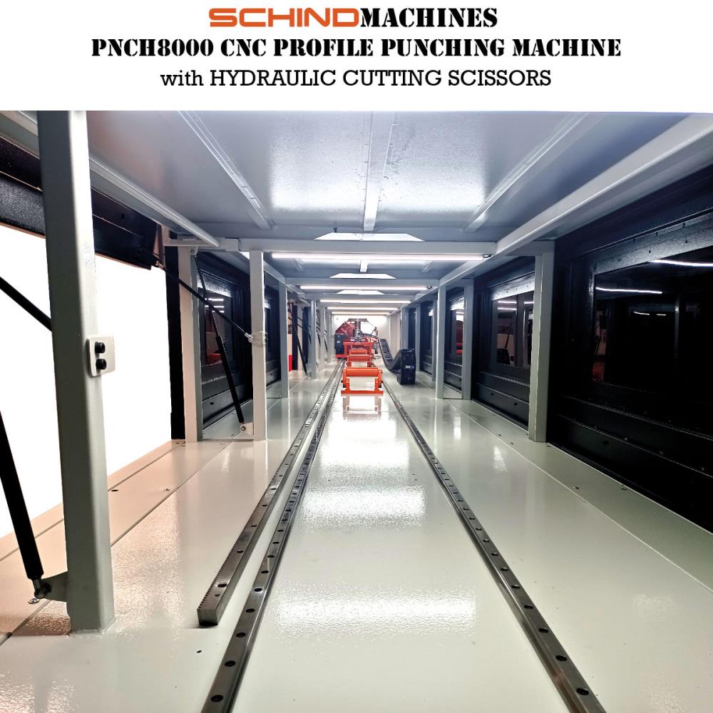 SCHINDMACHINES PNCH8000 CNC PROFILE PUNCHING and CUTTING MACHINE