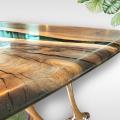 High Quality Epoxy Natural or Live Edge Slab Wood Table