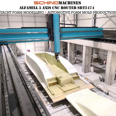 SCHIND MACHINES ALFAMILL 5 AXES CNC ROUTER SRT2474