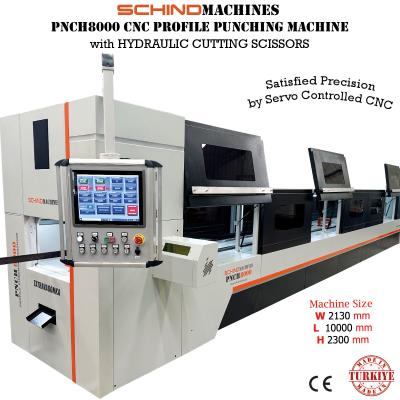 SCHINDMACHINES PNCH8000 CNC PROFILE PUNCHING and CUTTING MACHINE