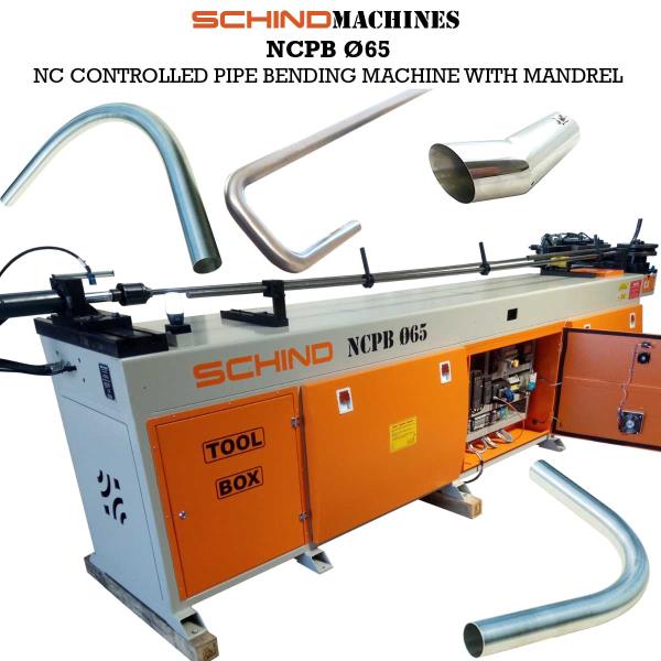 NCPB Ø65 NC Controlled Pipe and Tube Bending Machine with Mandrel