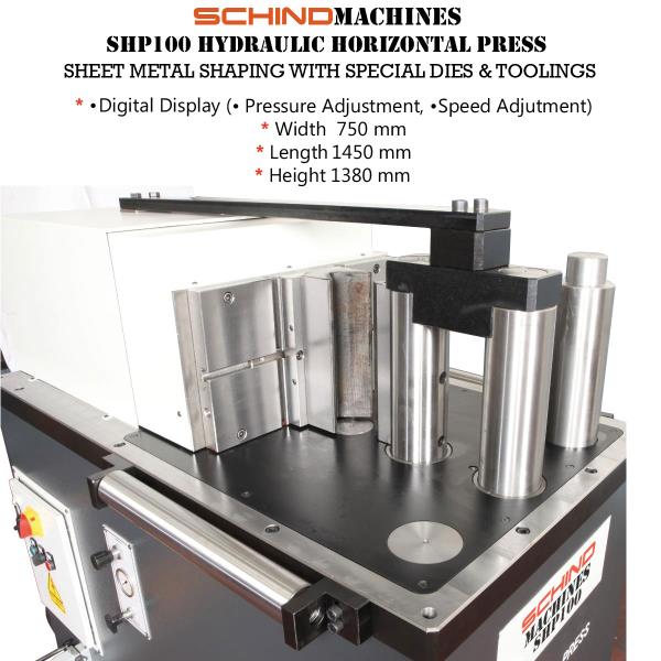 ГИДРАВЛИЧЕСКИЙ ГОРИЗОНТАЛЬНЫЙ ПРЕСС-МАШИНА SHP100 ГИДРАВЛИЧЕСКИЙ ГОРИЗОНТАЛЬНЫЙ ПРЕСС-МАШИНА SHP100