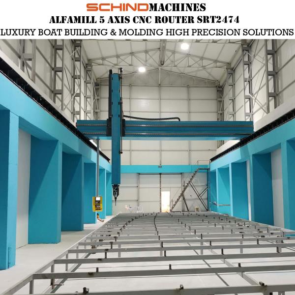 SCHIND MACHINES ALFAMILL 5 AXES CNC ROUTER SRT2474