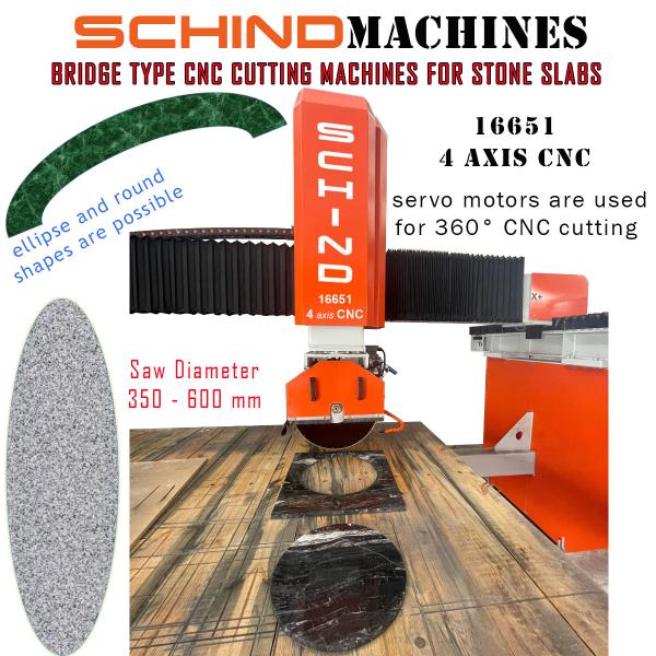 SCHIND 16651 - CNC - Marble, Stone and Granite Cutting Machine