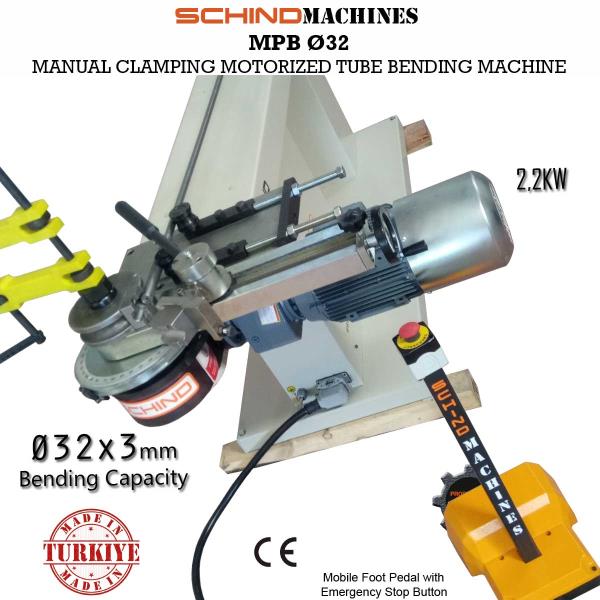 Mandrel Pipe and Tube Bending Machine MPB - Ø32  - Semi Automatic - Mechanical