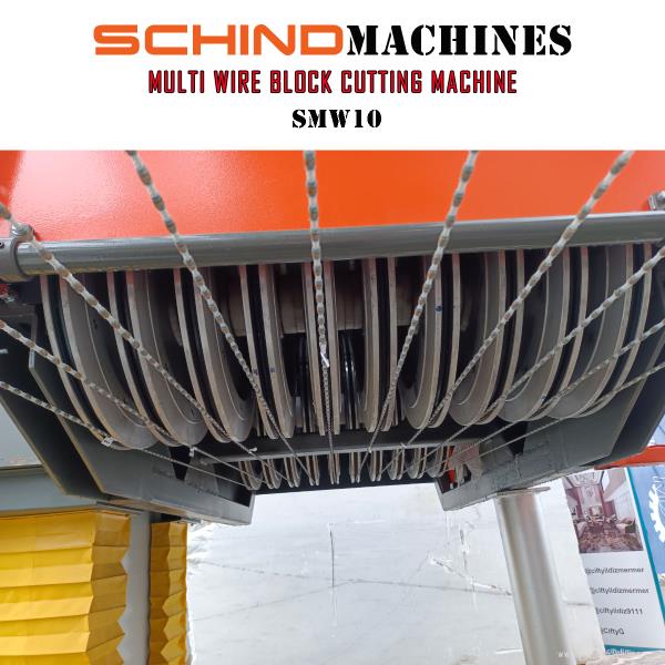 SCHINDMACHINES SMW10 آلة قطع كتل الرخام والجرانيت متعددة الأسلاك