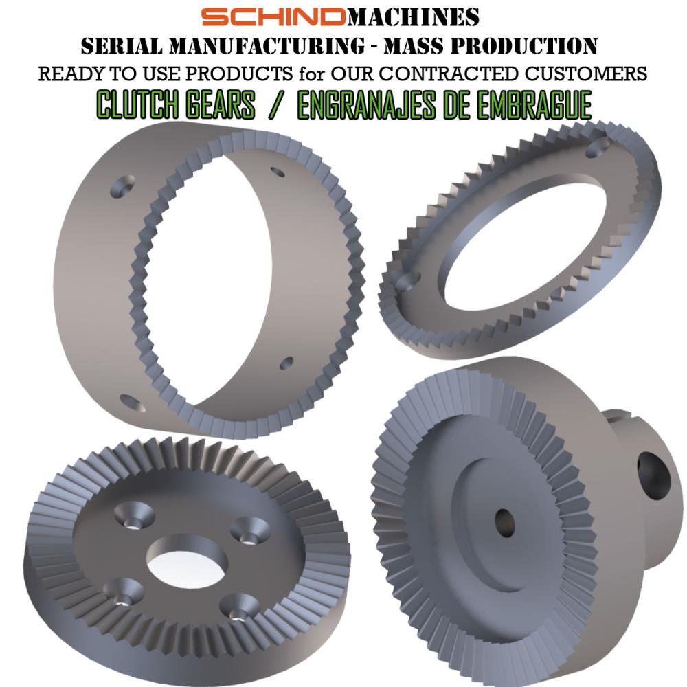 PRODUCTION OF SPUR GEARS, HELICAL GEARS, SPIRAL BEVEL GEARS, WORM GEARS AND MOTION DRIVE MECHANISMS