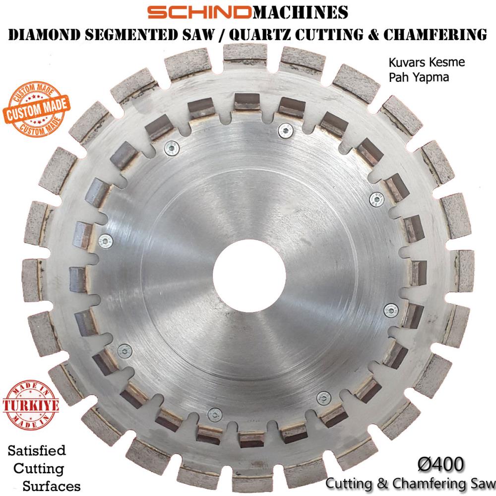 SIERRA SEGMENTADA DE DIAMANTE SCHIND PARA MÁRMOL, GRANITO, CERÁMICA, HORMIGÓN, ASFALTO