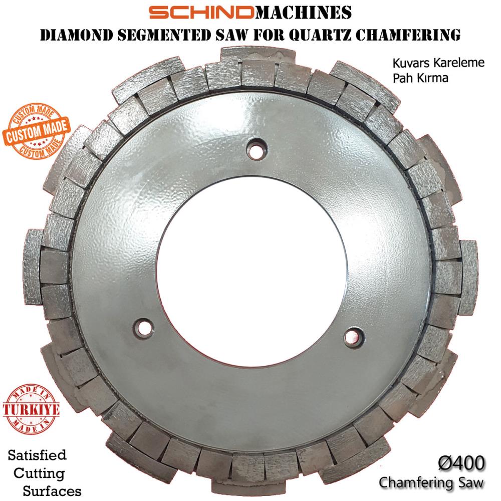 SIERRA SEGMENTADA DE DIAMANTE SCHIND PARA MÁRMOL, GRANITO, CERÁMICA, HORMIGÓN, ASFALTO