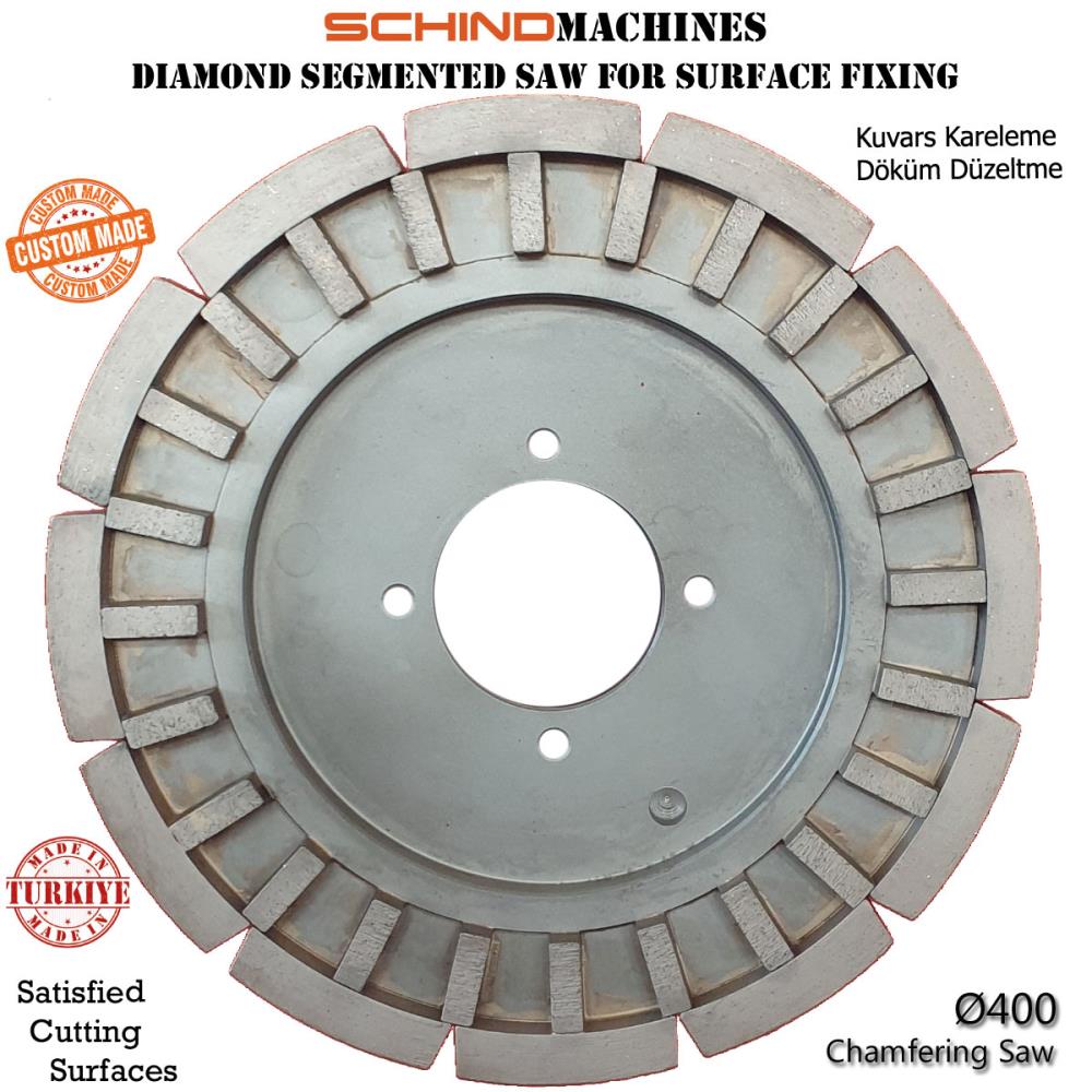 SIERRA SEGMENTADA DE DIAMANTE SCHIND PARA MÁRMOL, GRANITO, CERÁMICA, HORMIGÓN, ASFALTO