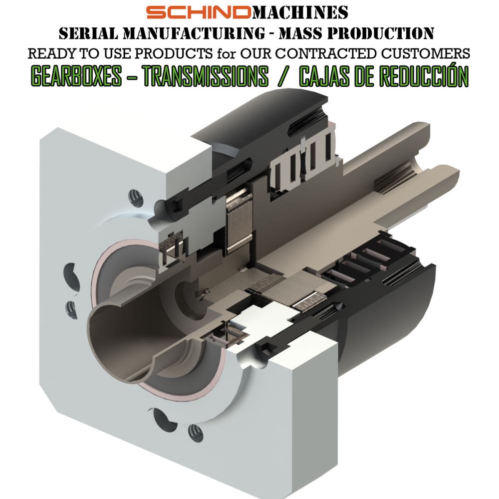 PRODUCTION OF SPUR GEARS, HELICAL GEARS, SPIRAL BEVEL GEARS, WORM GEARS AND MOTION DRIVE MECHANISMS