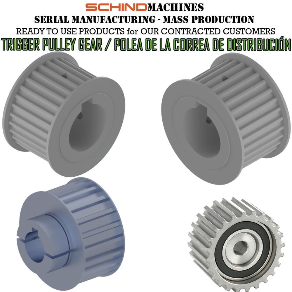 PRODUCCIÓN DE ENGRANAJES RECTOS, HELICOIDALES, CÓNICOS ESPIRALES, SIN FIN Y MECANISMOS DE TRANSMISIÓN
