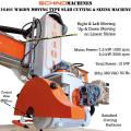 SCHIND 16401-4 NPU Marble, Granite and Natural Stone Cutting Machine with Wooden Wagon