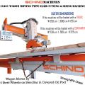 SCHIND 16401-4 NPU Marble, Granite and Natural Stone Cutting Machine with Wooden Wagon