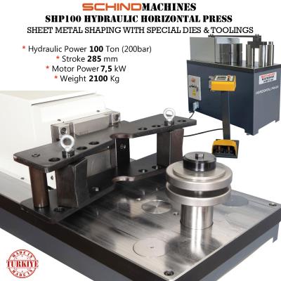 ГИДРАВЛИЧЕСКИЙ ГОРИЗОНТАЛЬНЫЙ ПРЕСС-МАШИНА SHP100
